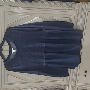 Cute Comfy Navy Maternity Top